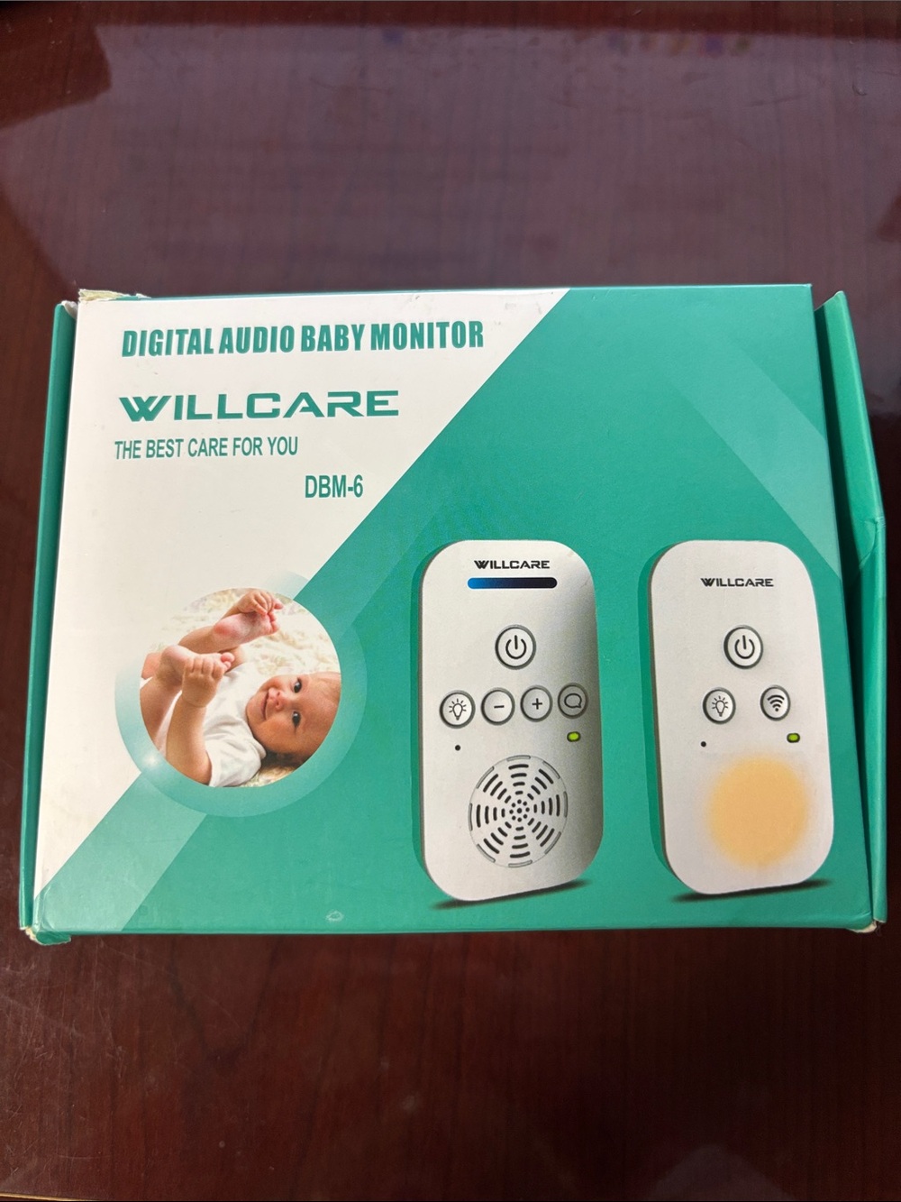 Will are DBM-6 Digital Audio Baby Monitor in White - Two-Way Audio